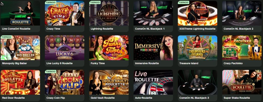 live casino games